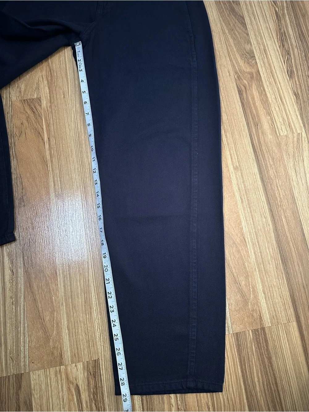 ZARA Barrel Leg Jeans Women’s Size 6 Dark Blue High Waisted
